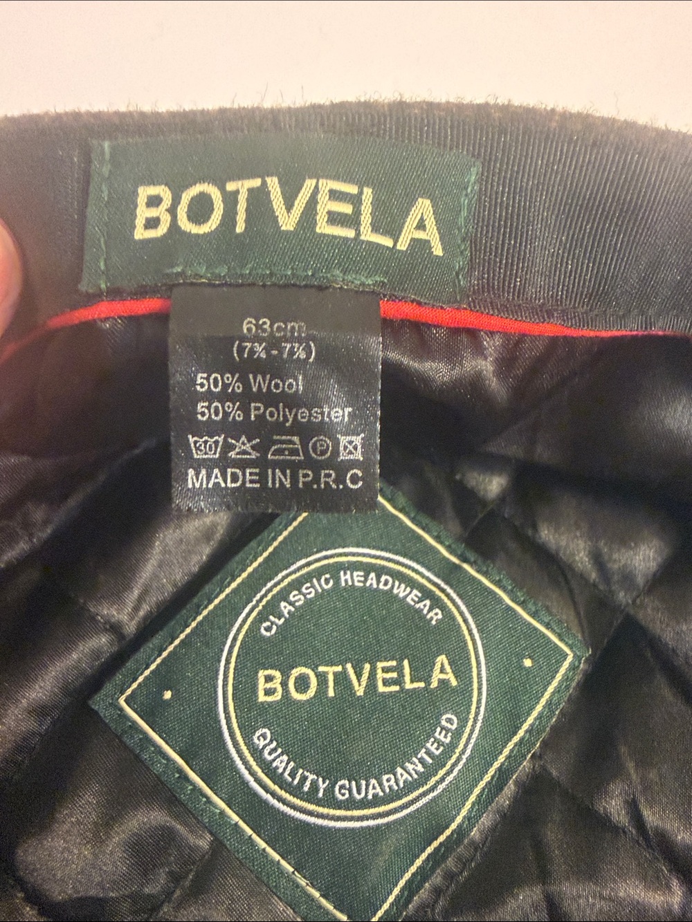 Botvela Brown Herringbone Newsboy Cap - Picture 5 of 5
